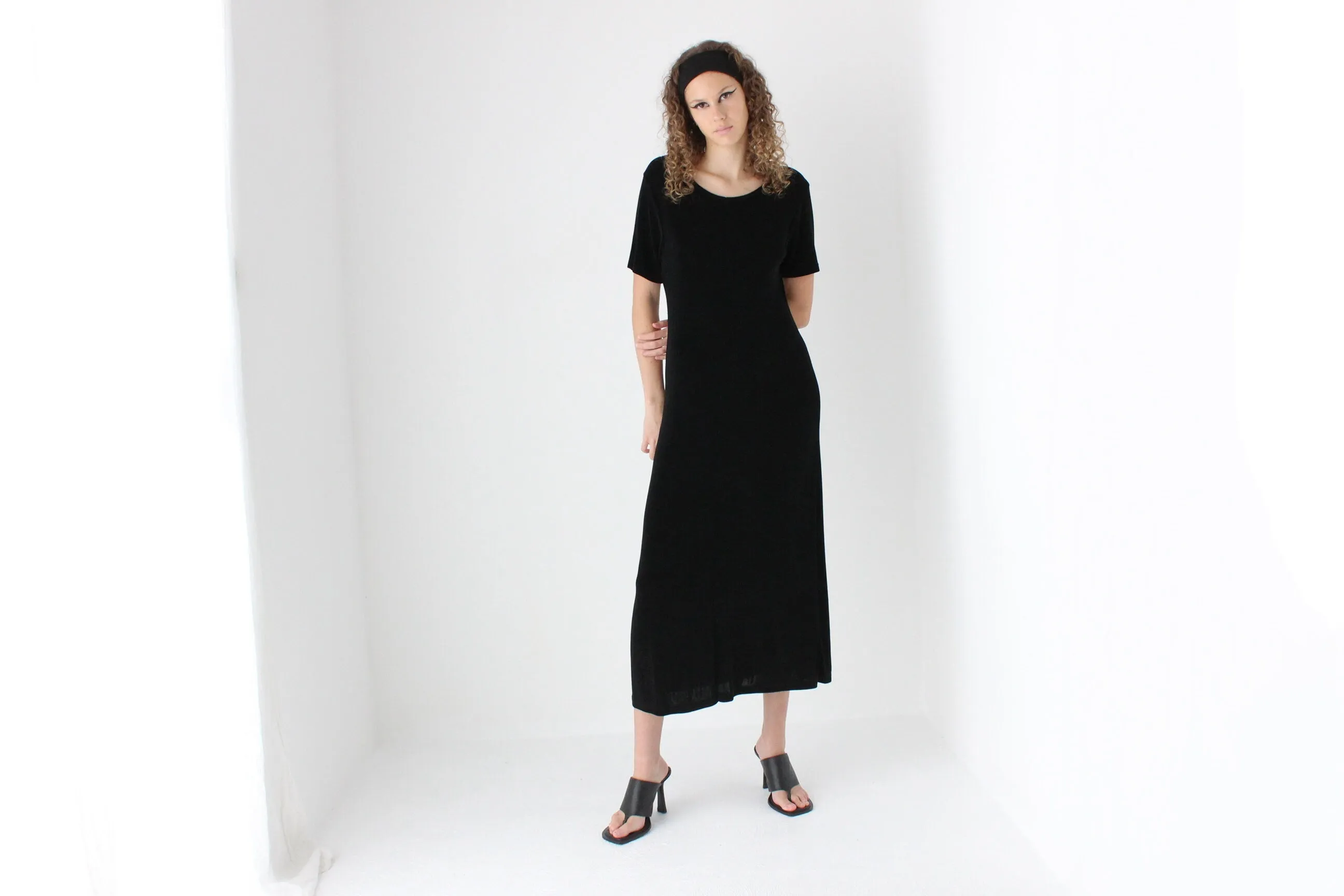 90s Slinky Relaxed Tee Dress