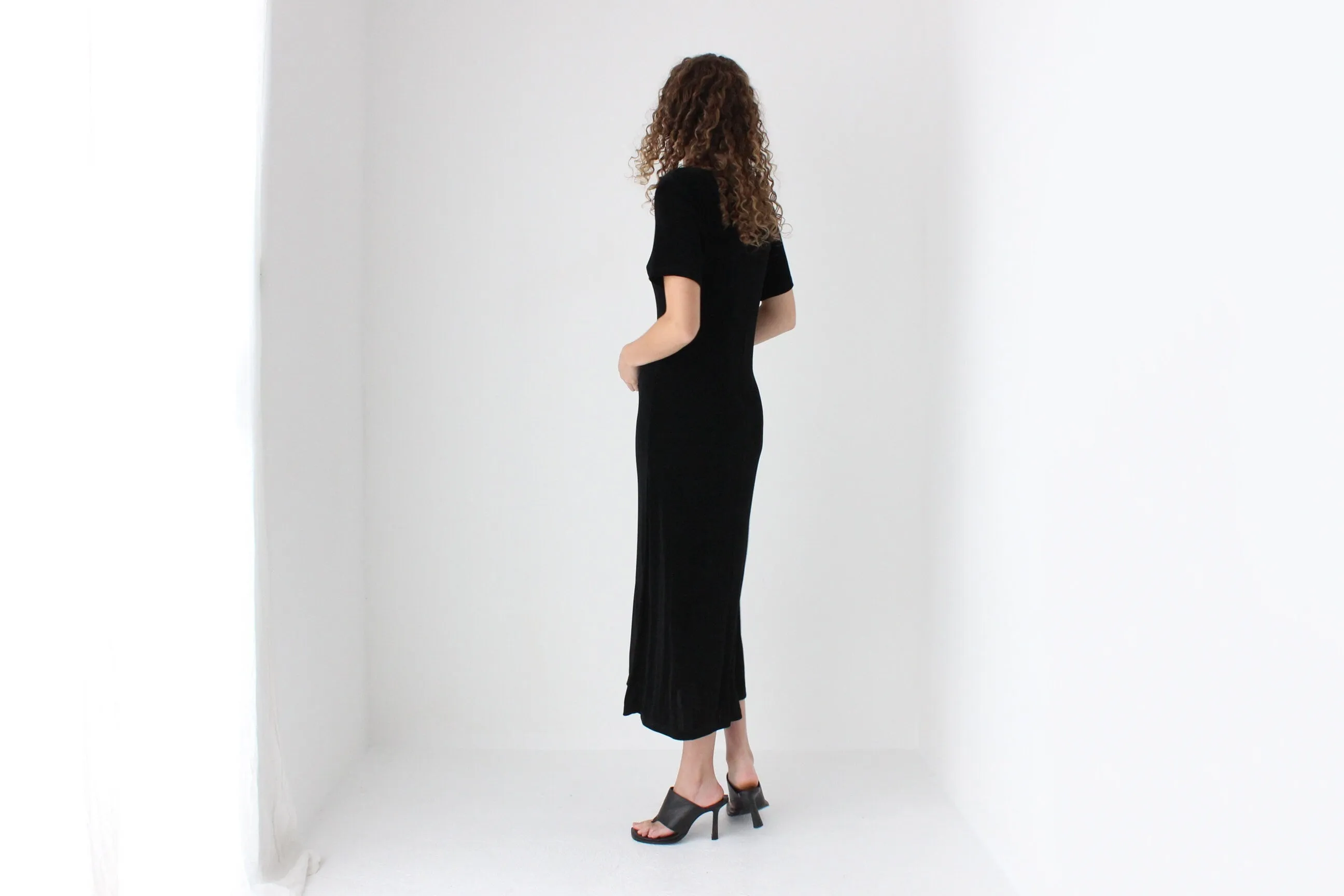 90s Slinky Relaxed Tee Dress