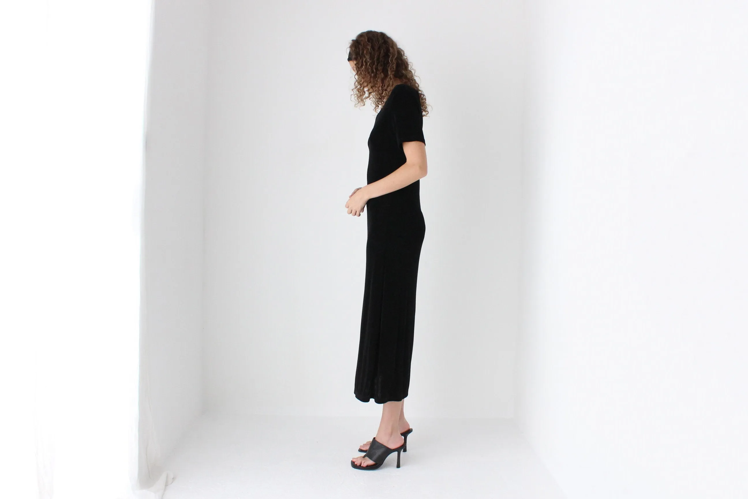 90s Slinky Relaxed Tee Dress