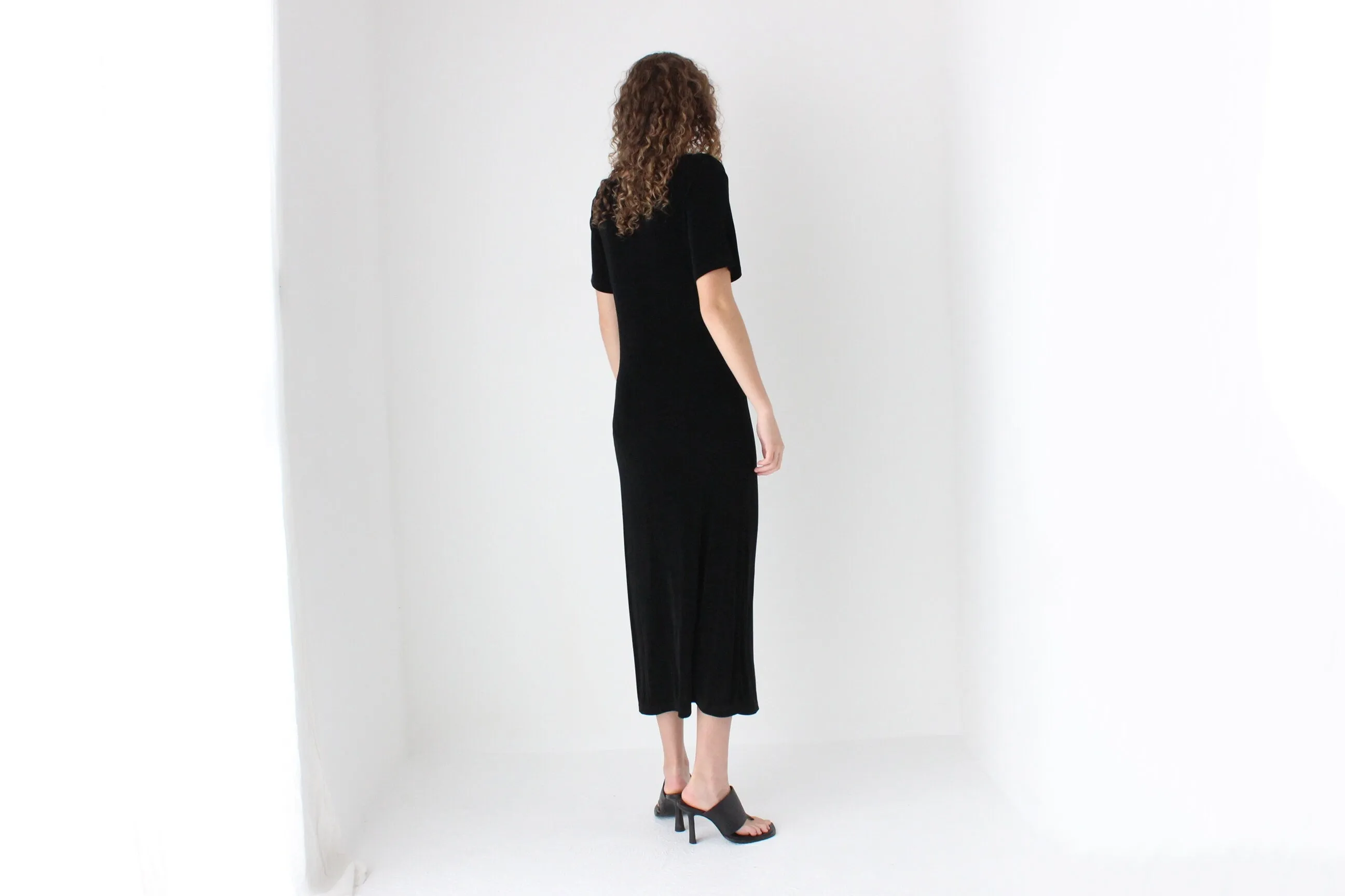 90s Slinky Relaxed Tee Dress