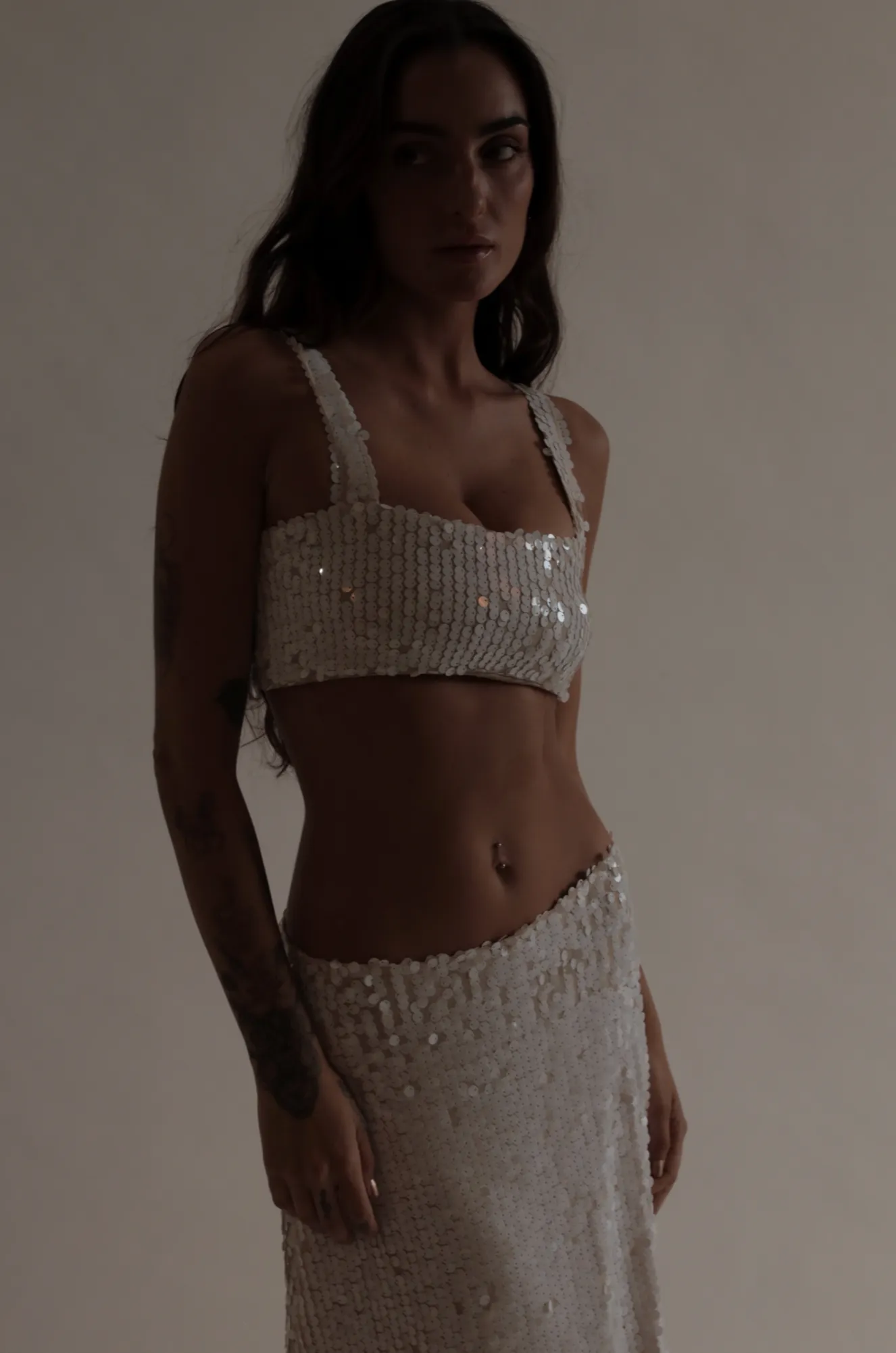 Agnes Midi Skirt in Party Sequin