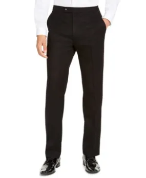 Alfani Mens Classic fit Dress Pants 30 / 30 Black Solid Stretch
