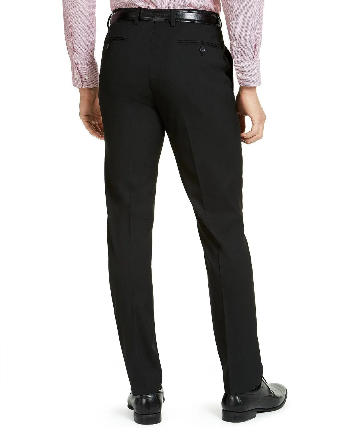 Alfani Mens Slim fit Dress Pants 36 / 30 Black Stretch