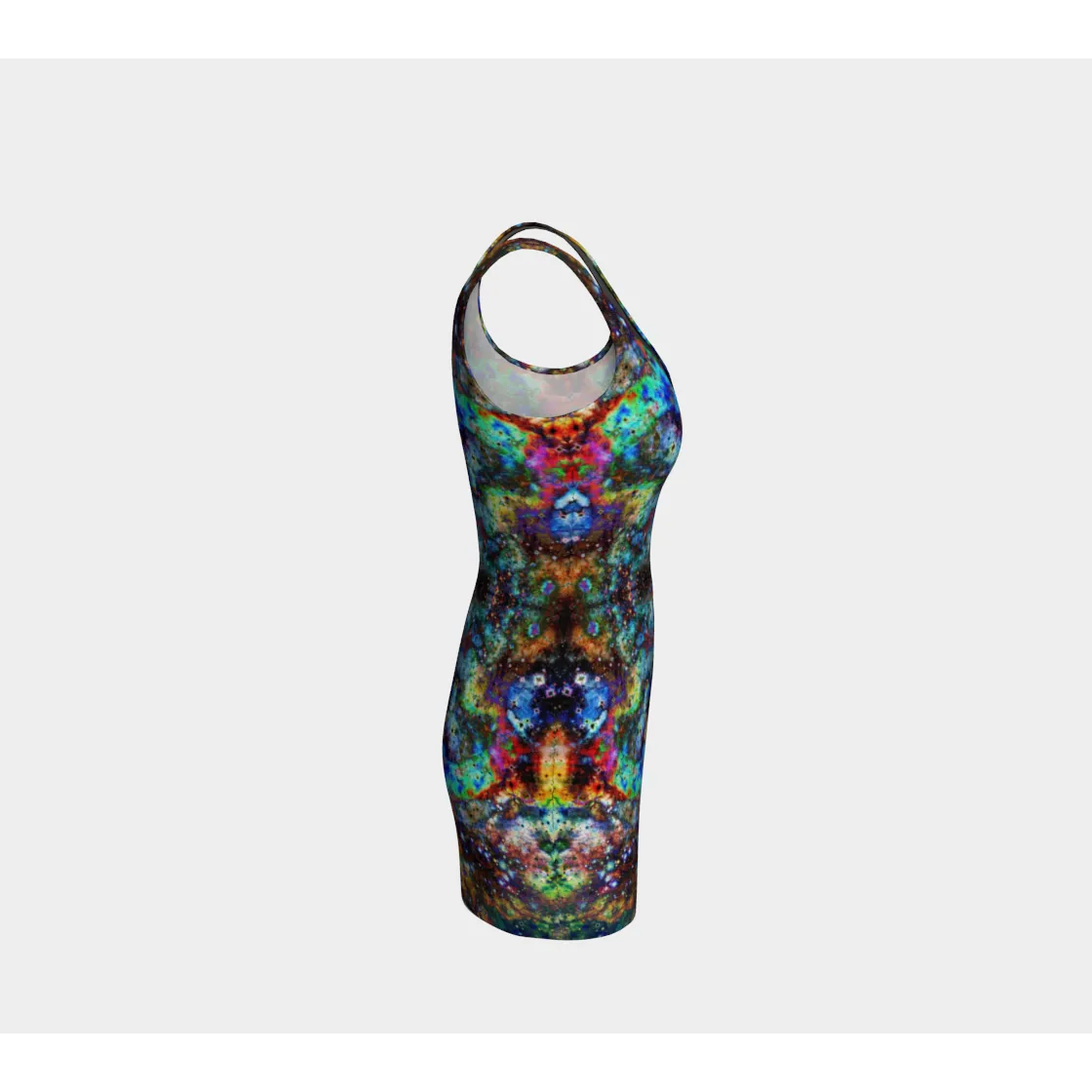 Apoc Atomic Psychedelic French Dress