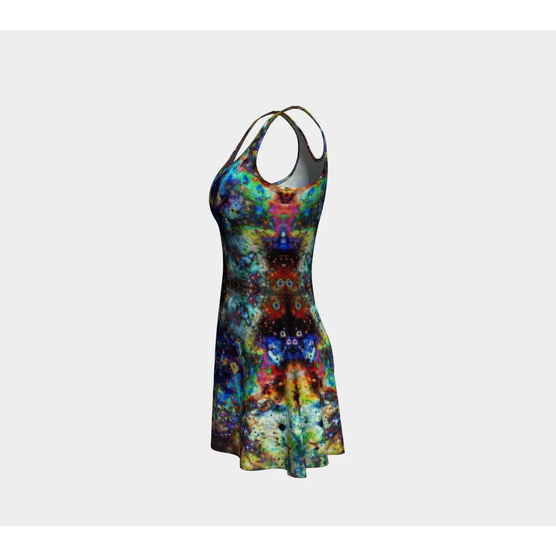 Apoc Atomic Psychedelic French Dress