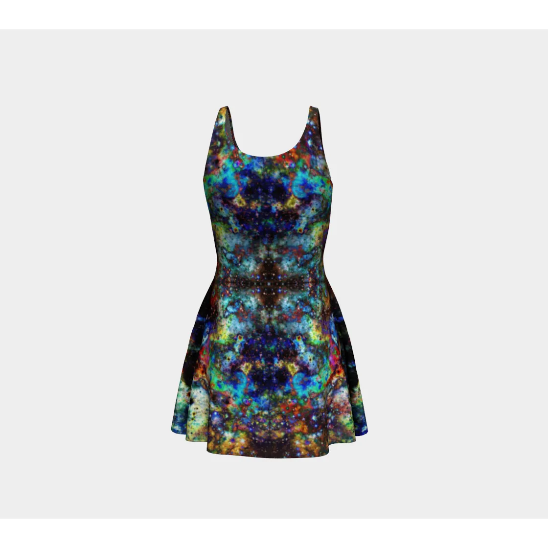 Apoc Atomic Psychedelic French Dress