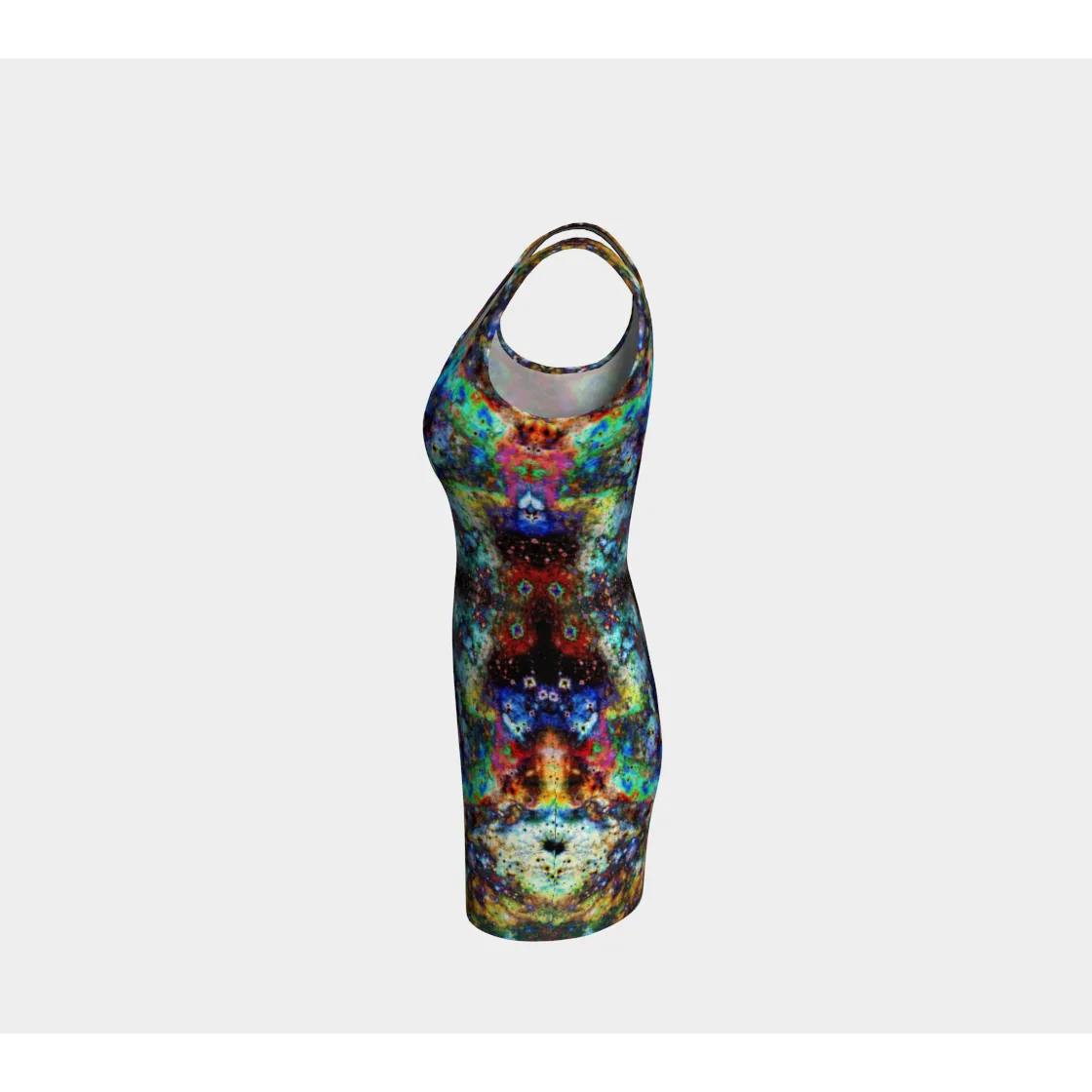 Apoc Atomic Psychedelic French Dress