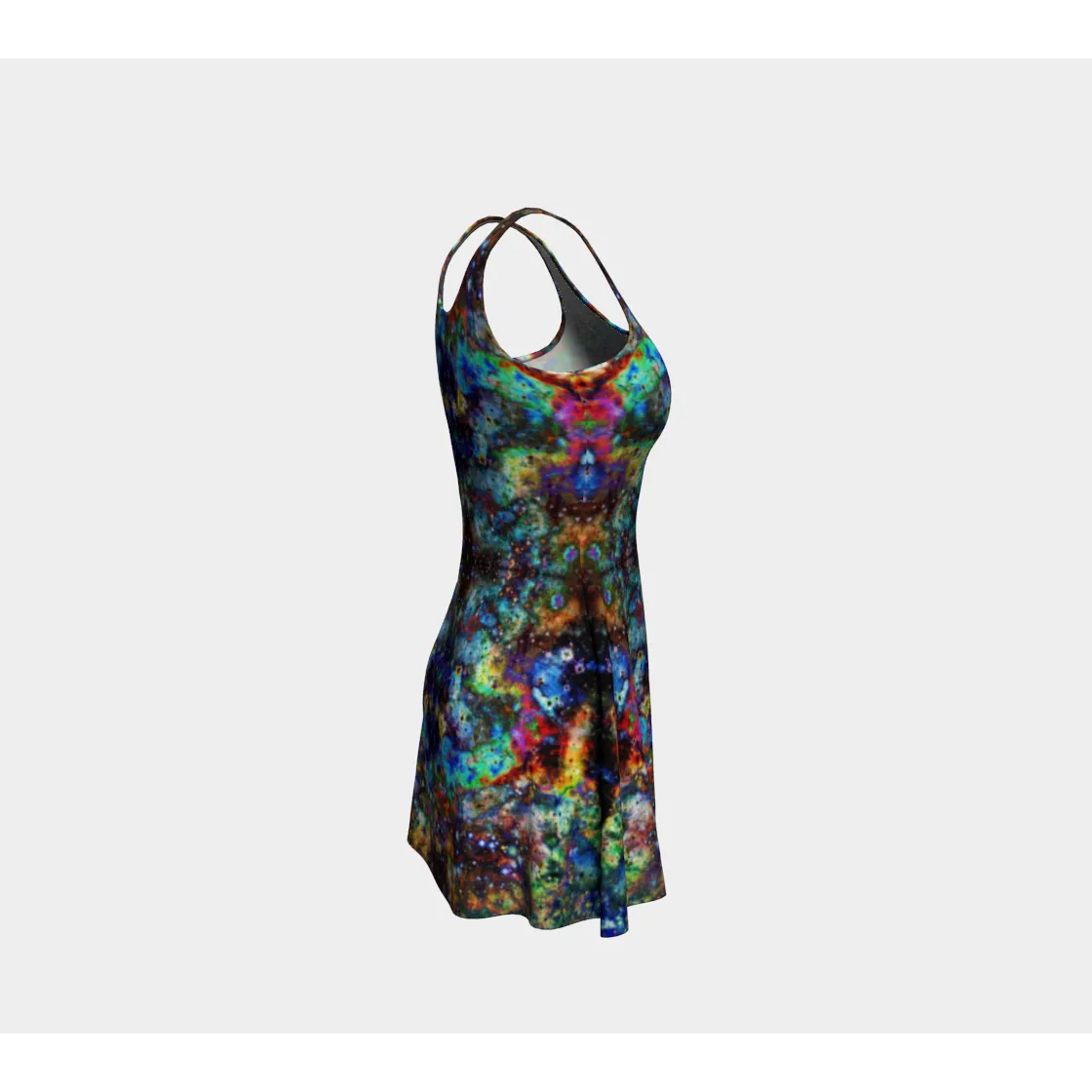 Apoc Atomic Psychedelic French Dress