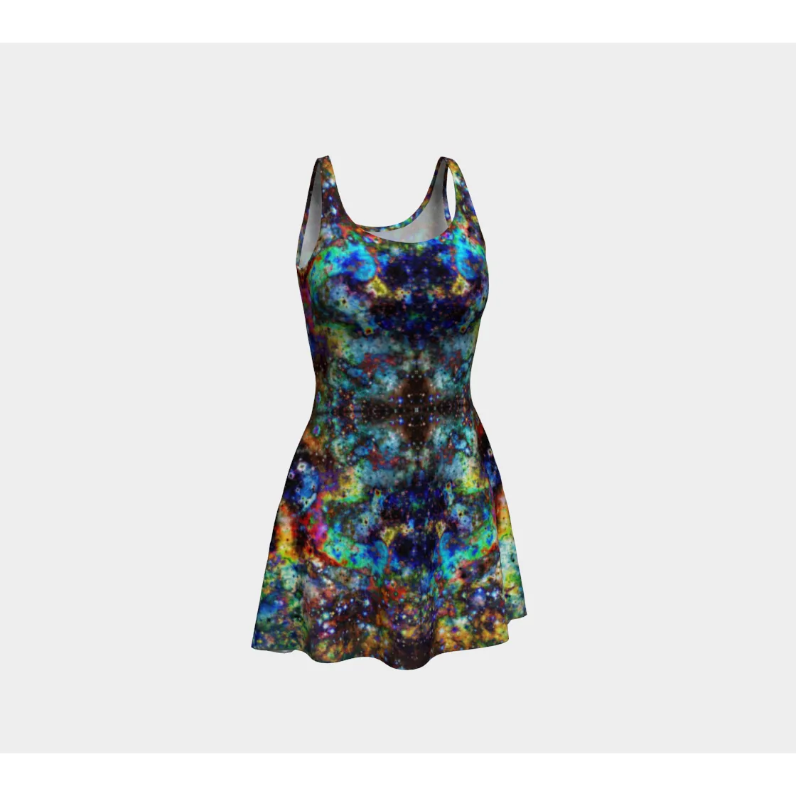 Apoc Atomic Psychedelic French Dress