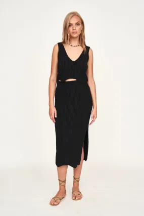 Arles Knit Tank in Black