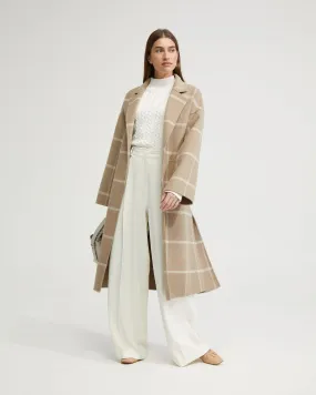 Ashley Wool Unlined Check Coat