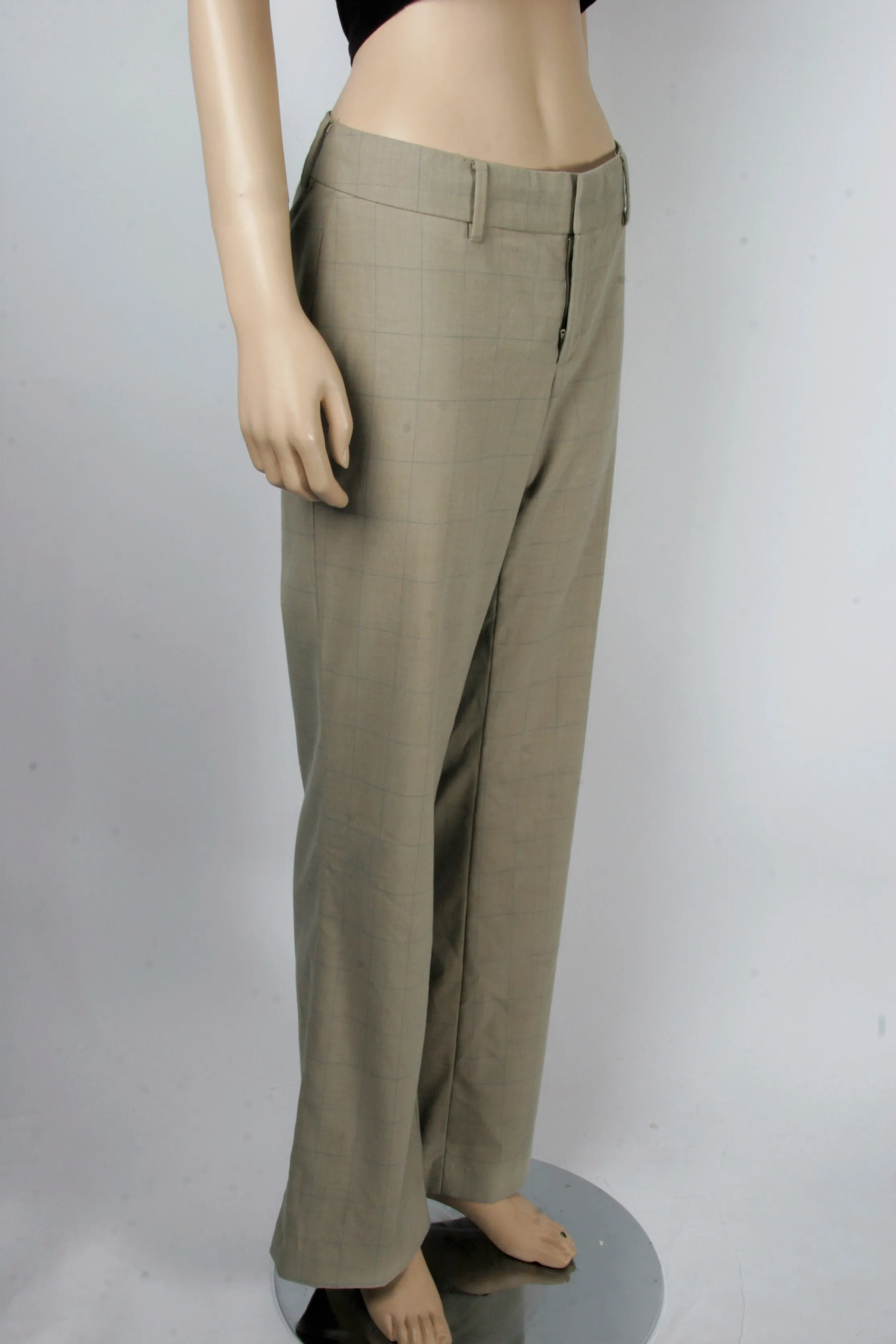 Banana Republic Plaid Martin Fit Dress Pants-Size 6