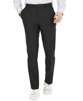 Bar Iii Mens Regular fit Dress Pants 32 / 32 Black Solid