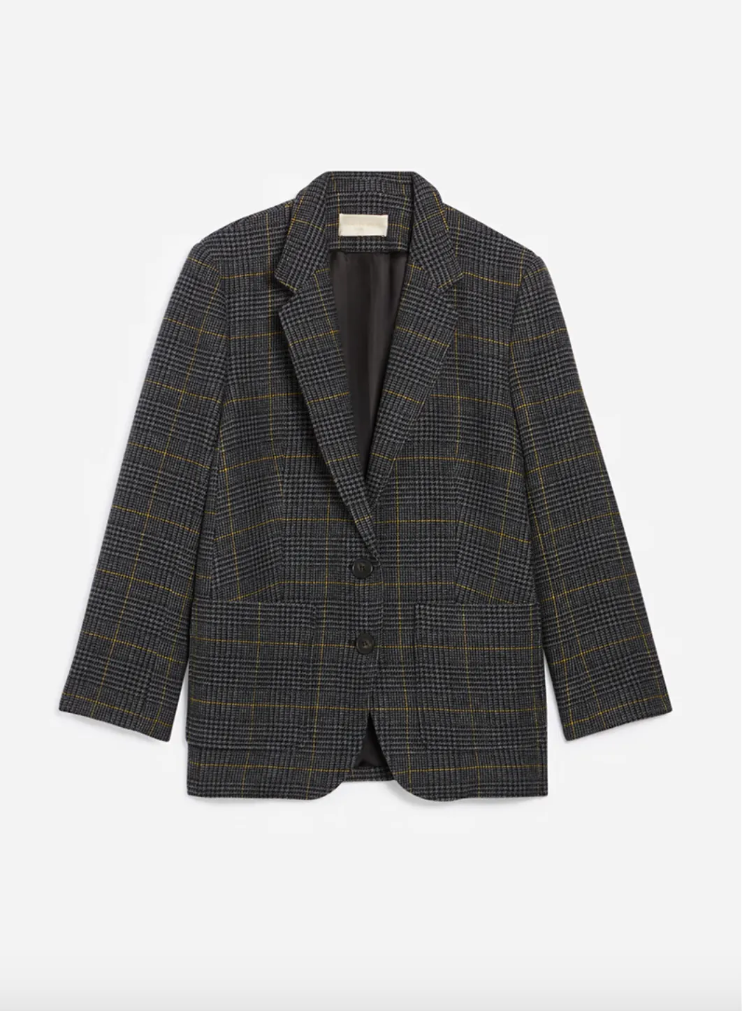 Bradley Blazer in Anthracite Plaid by Vanessa Bruno