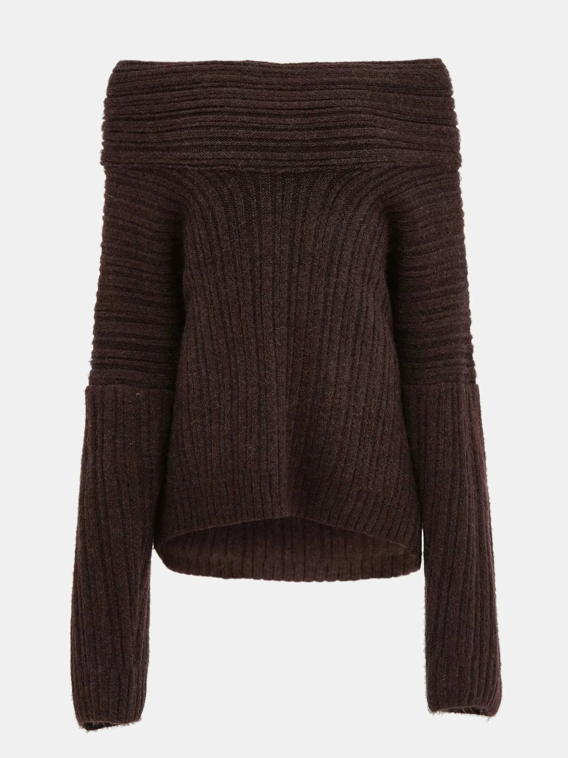 Brit & Boho™ I Becca Oversized High Roll Knit Pullover