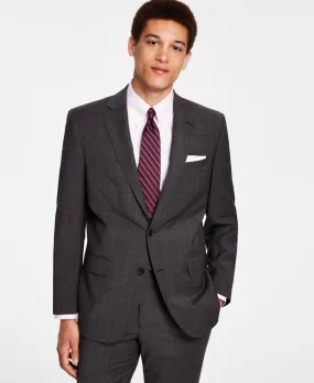Brooks Brothers Mens  fit Sport Coat Blazer 40 R Brown Plaid Stretch