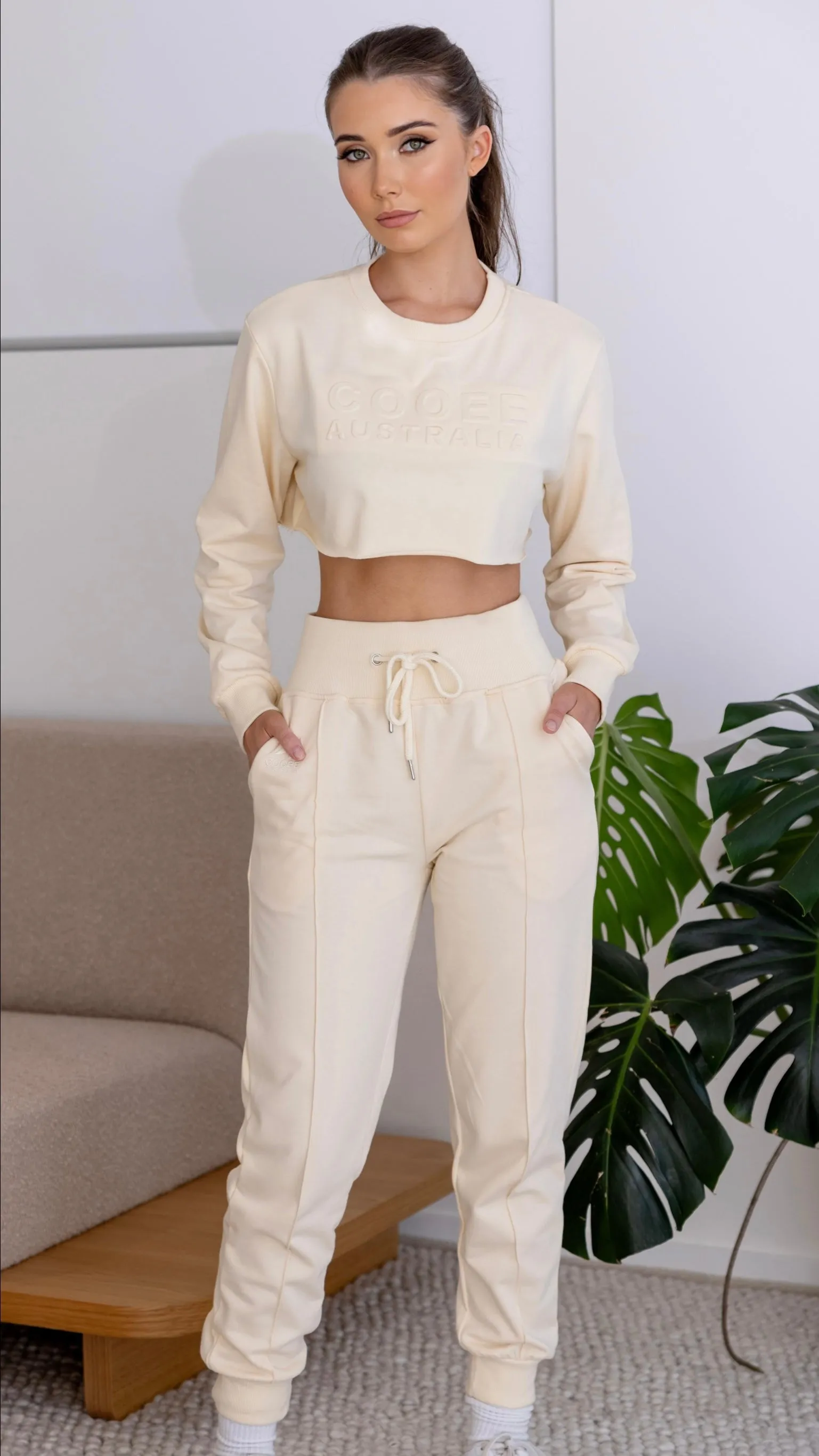 Caley Lounge Top Beige