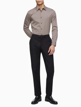 Calvin Klein Mens Slim fit Dress Pants Pants 33 / 32 Black Polka Dot Stretch