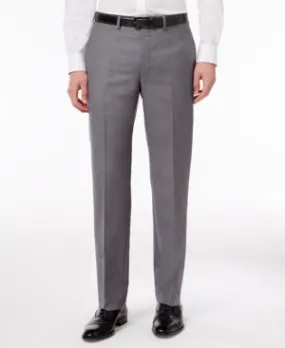 Calvin Klein Mens Slim fit Dress Pants Pants 38 / 30 Grey Solid