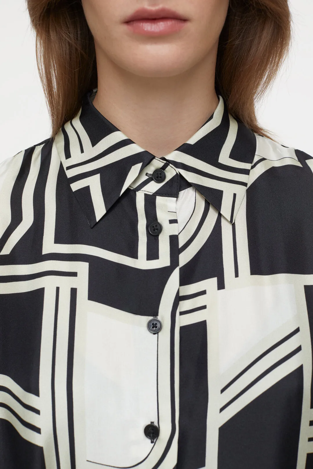 CLOSED WOMENS SILK DRESS - BLACK