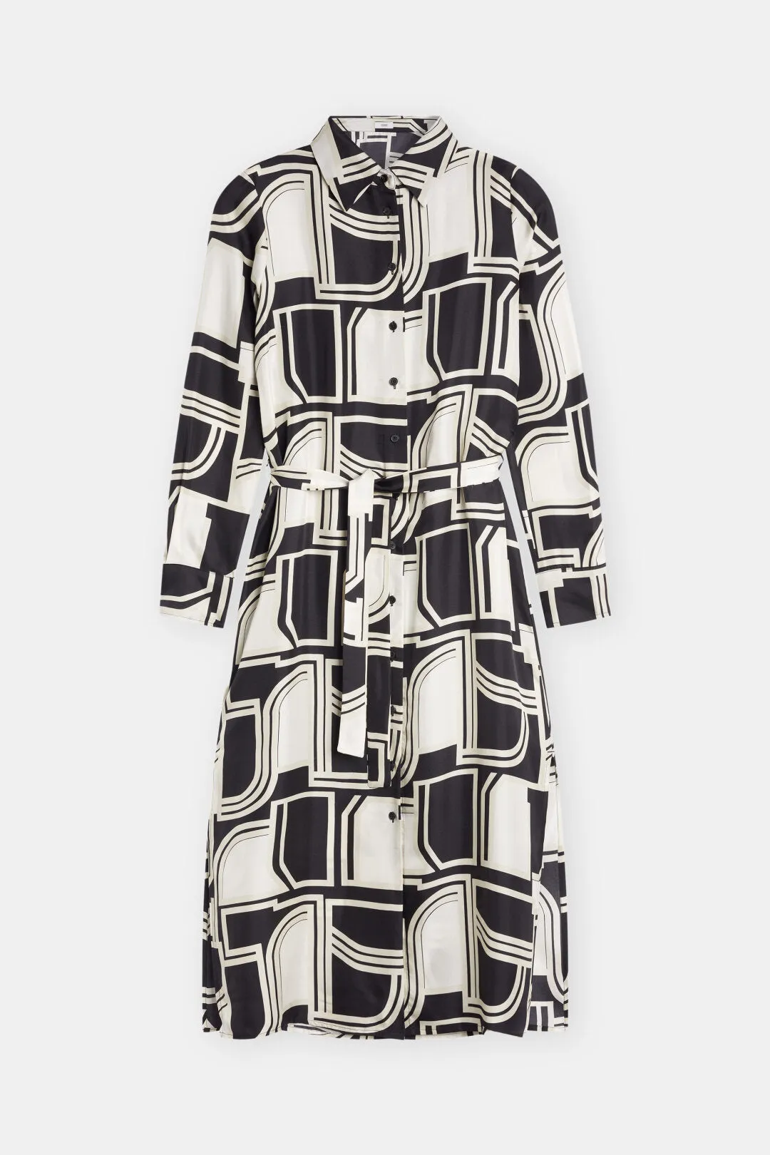 CLOSED WOMENS SILK DRESS - BLACK