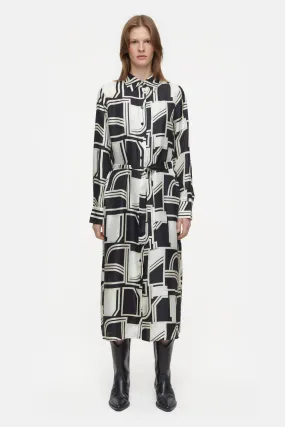 CLOSED WOMENS SILK DRESS - BLACK