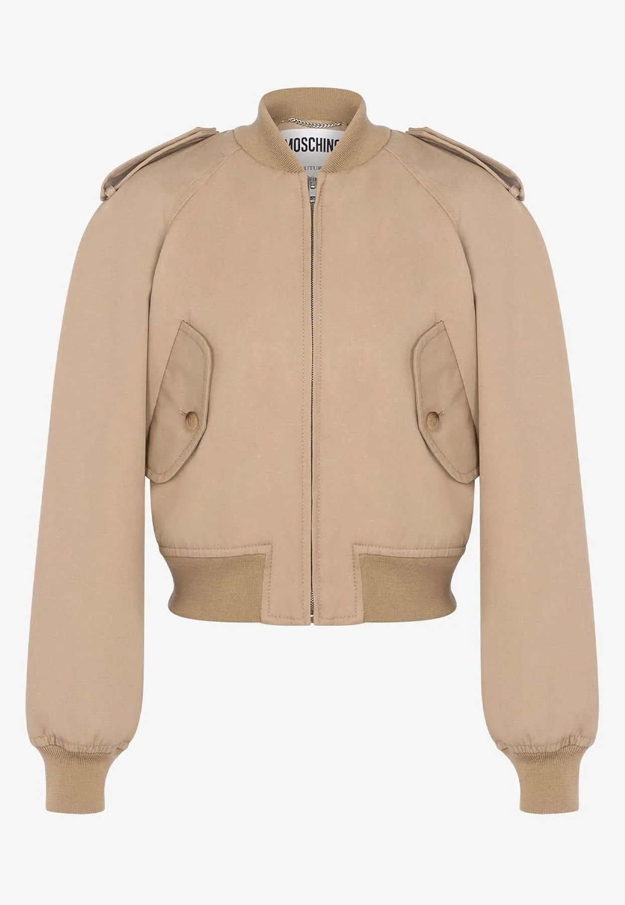 Cropped Bomber Jacket