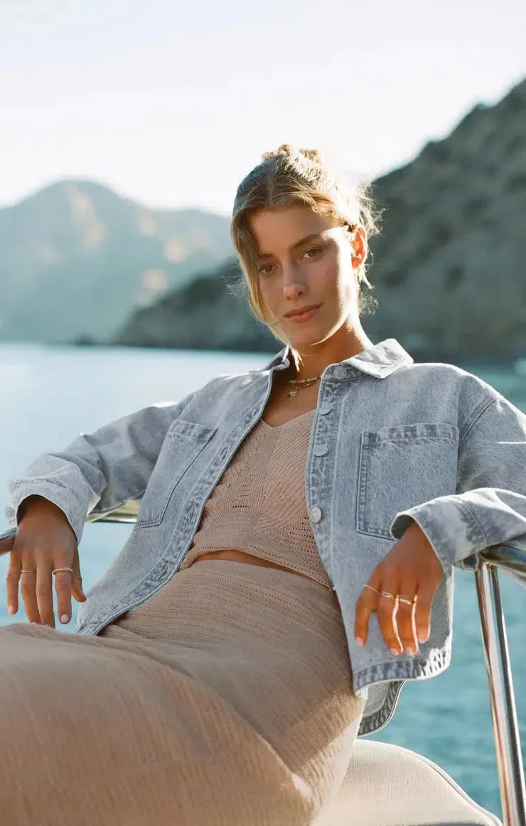 Cropped Denim Jacket