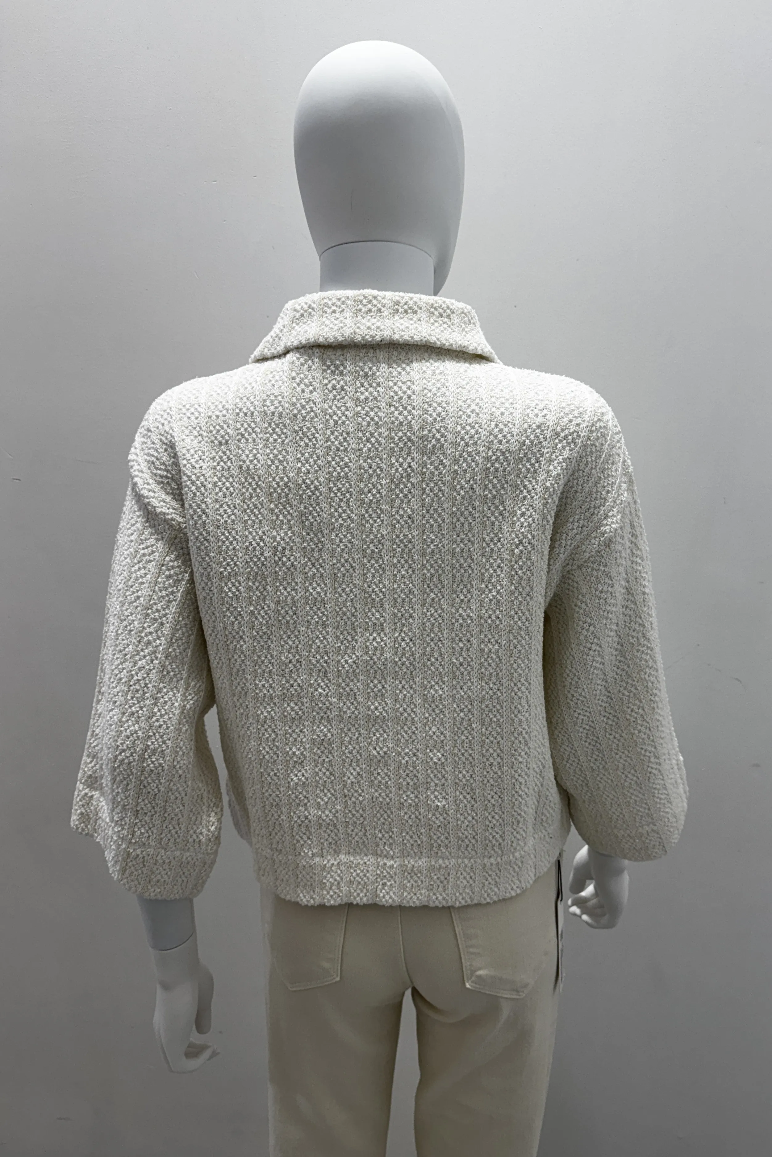 Cropped Sleeves Jacket