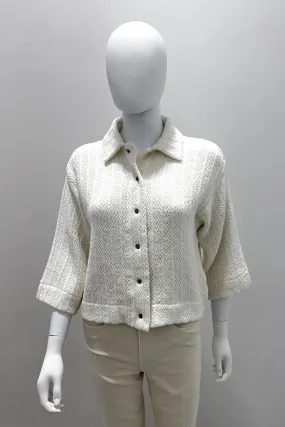 Cropped Sleeves Jacket