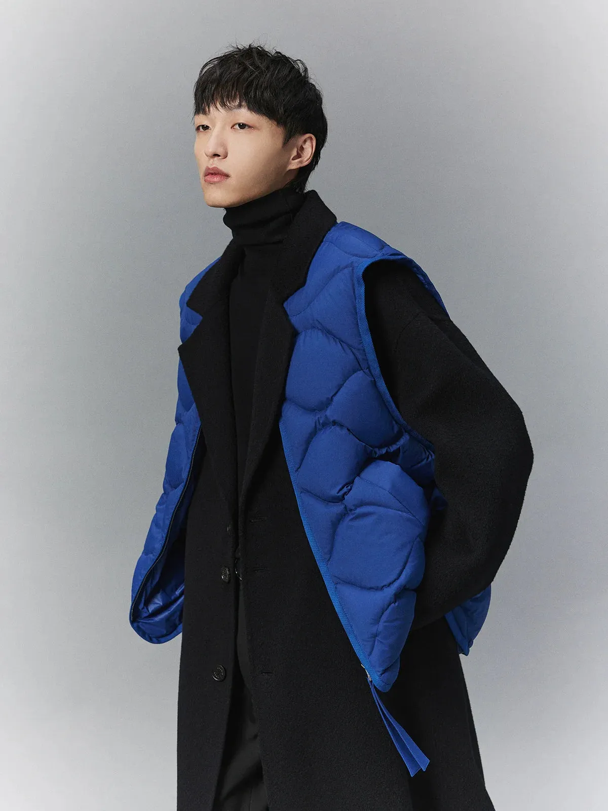 Custom-Dyed Long Overcoat