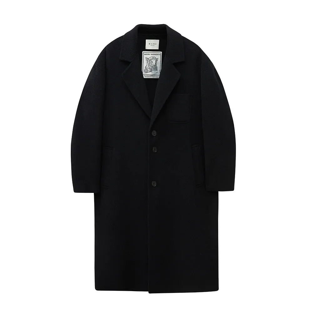 Custom-Dyed Long Overcoat