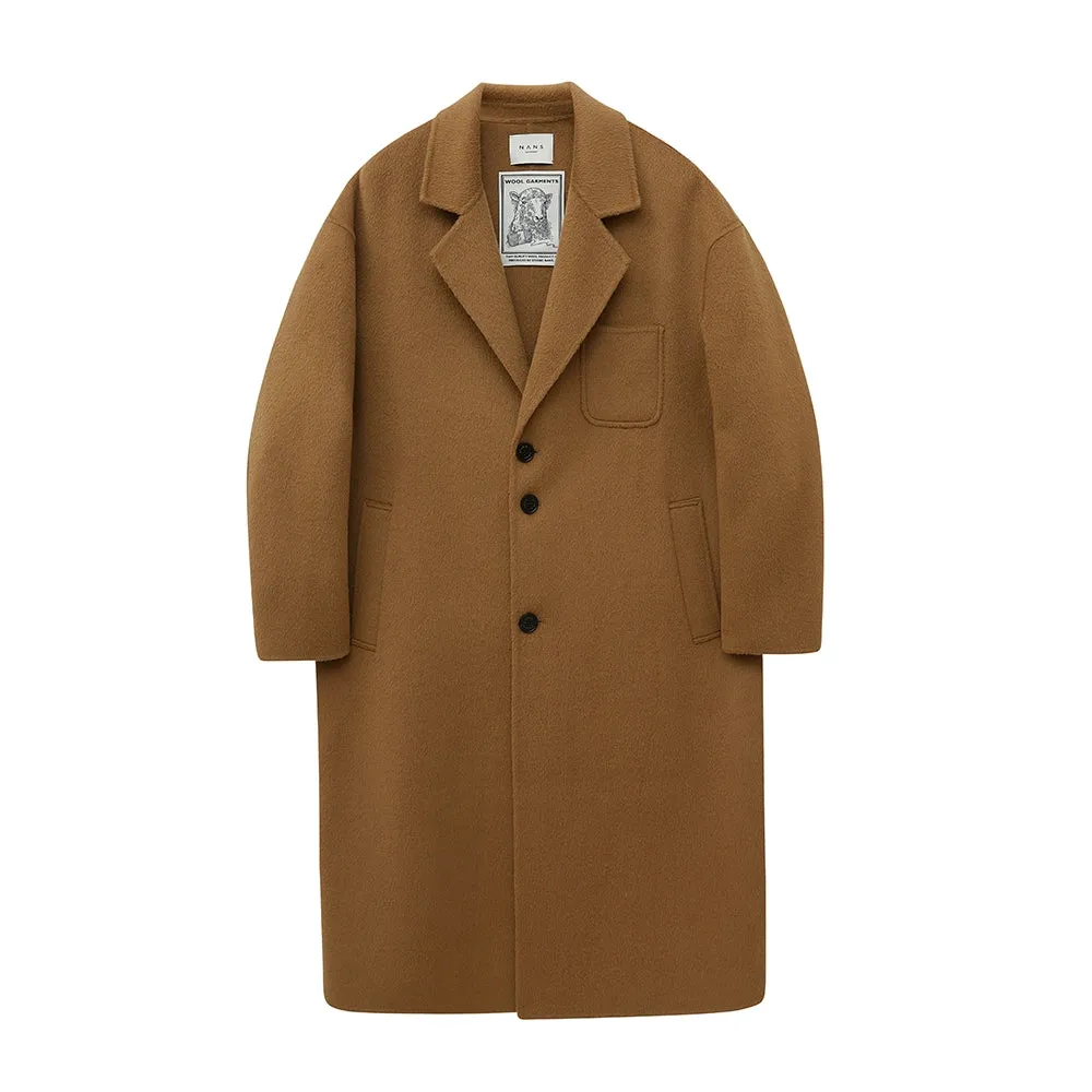 Custom-Dyed Long Overcoat