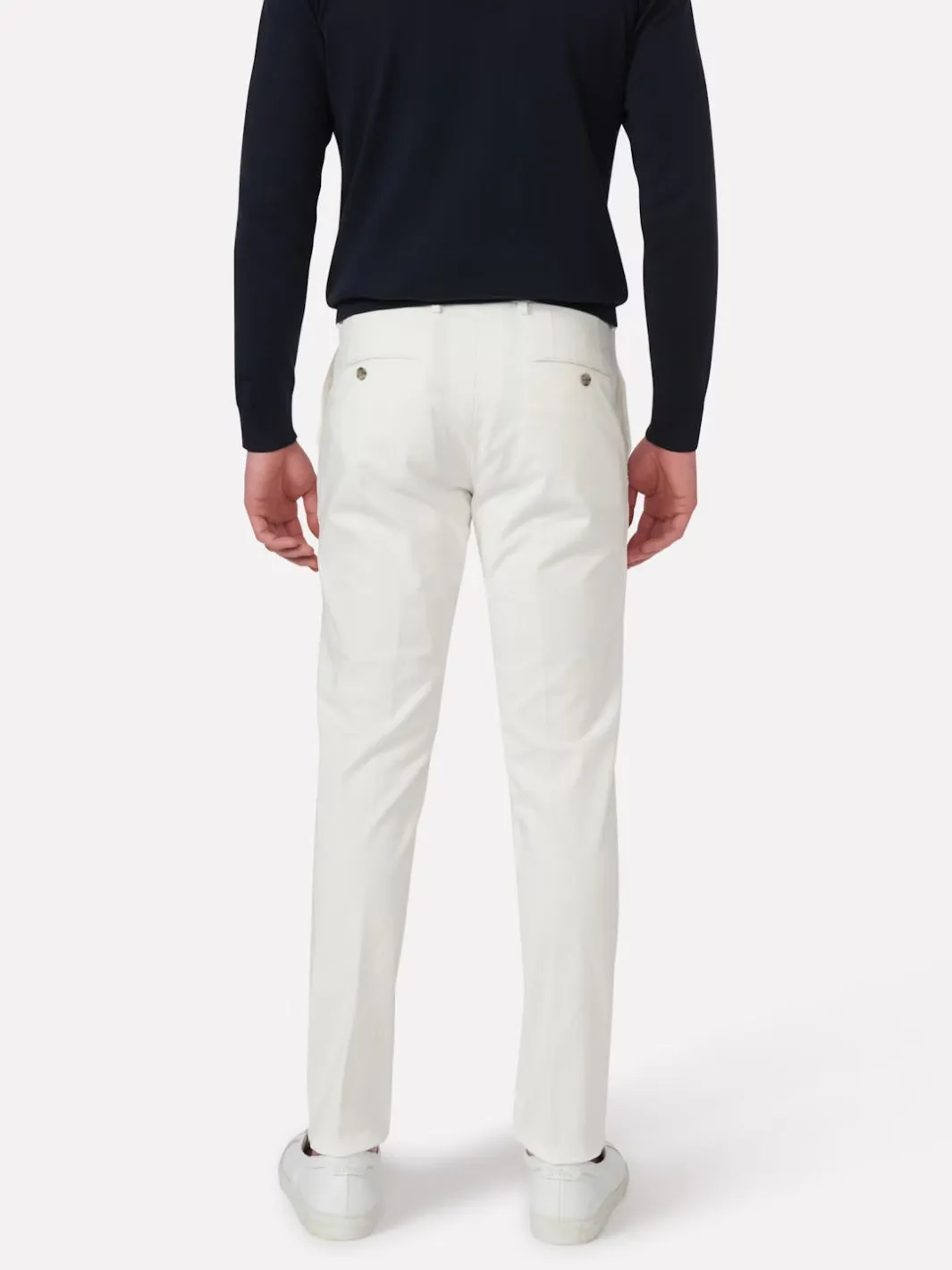 DANWICK CHINOS Hvit