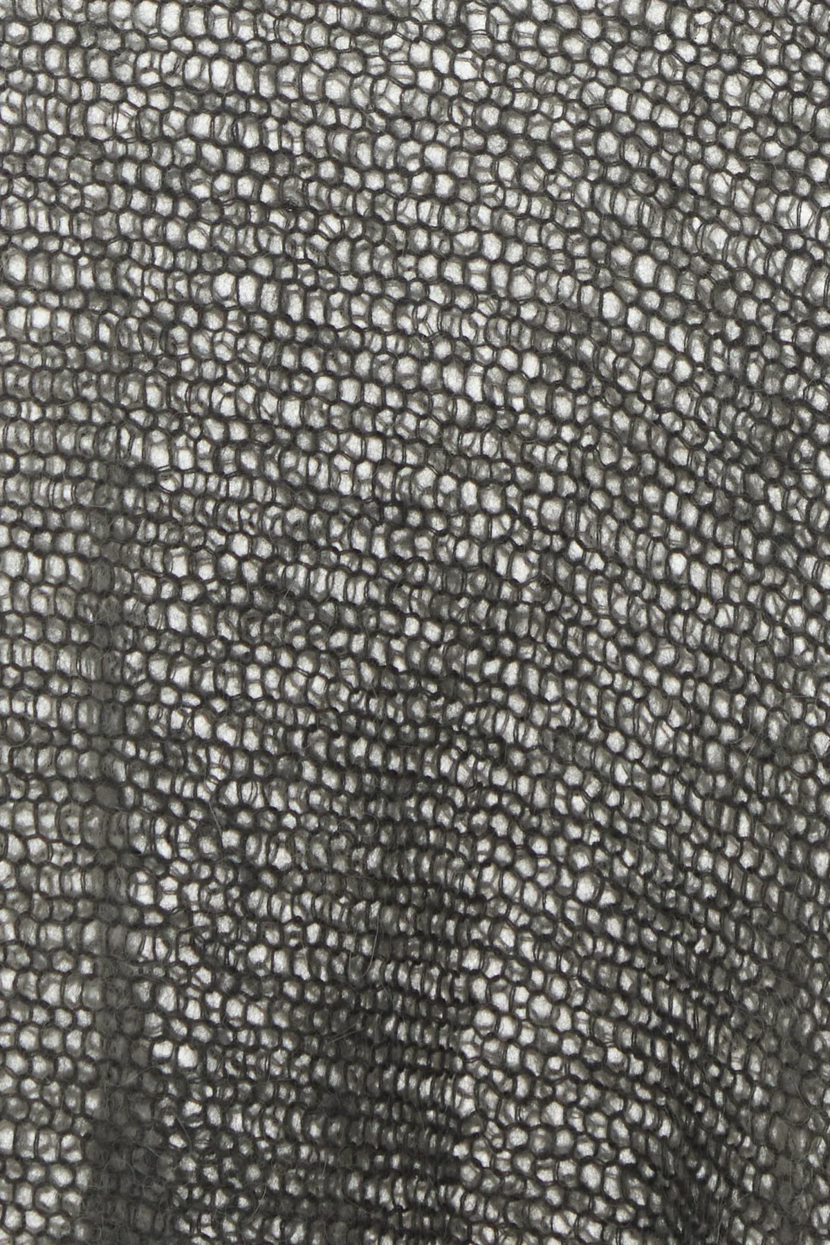 Dark grey nylon blend Ana poncho