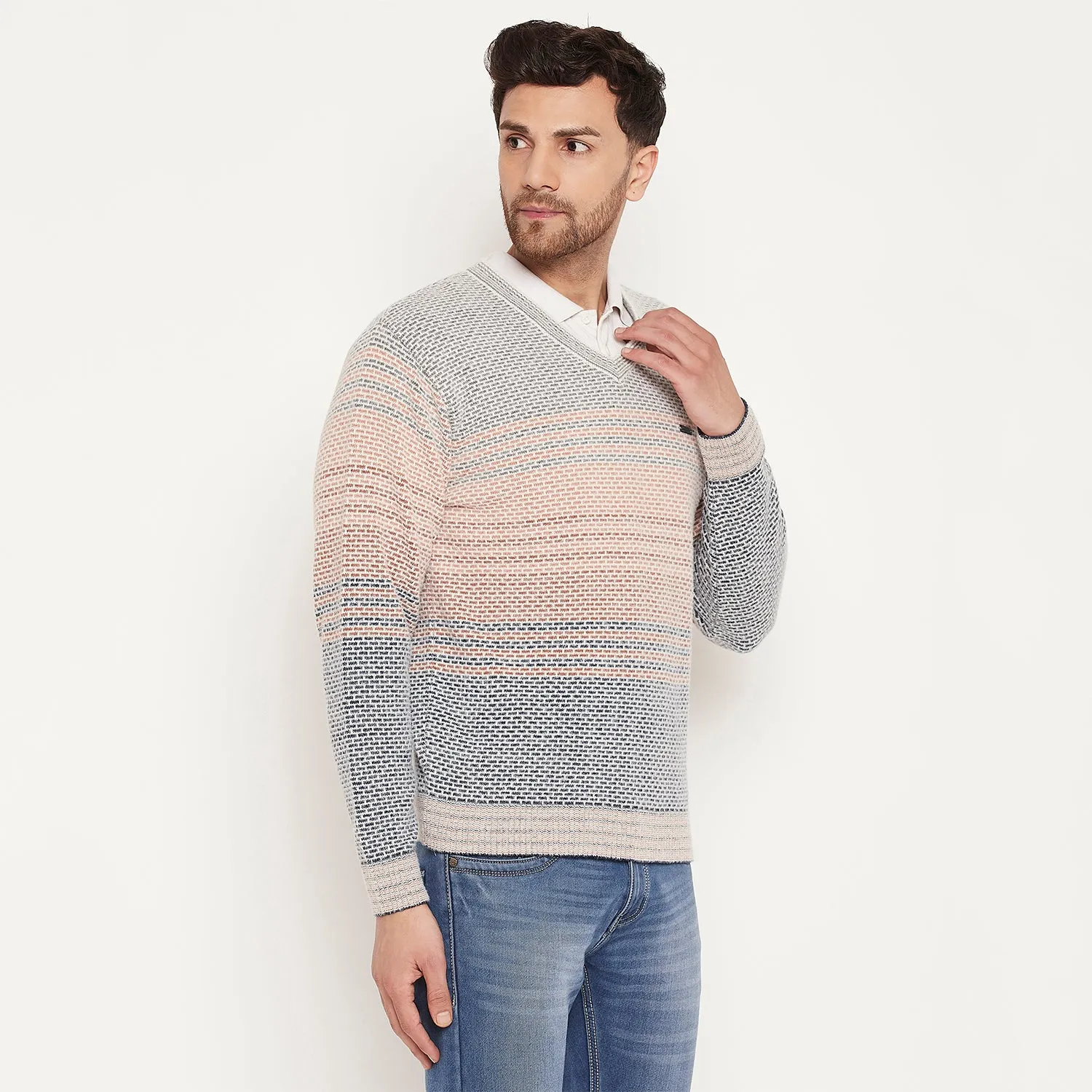 Duke Stardust Men Full Sleeve Sweater (SDS2122)