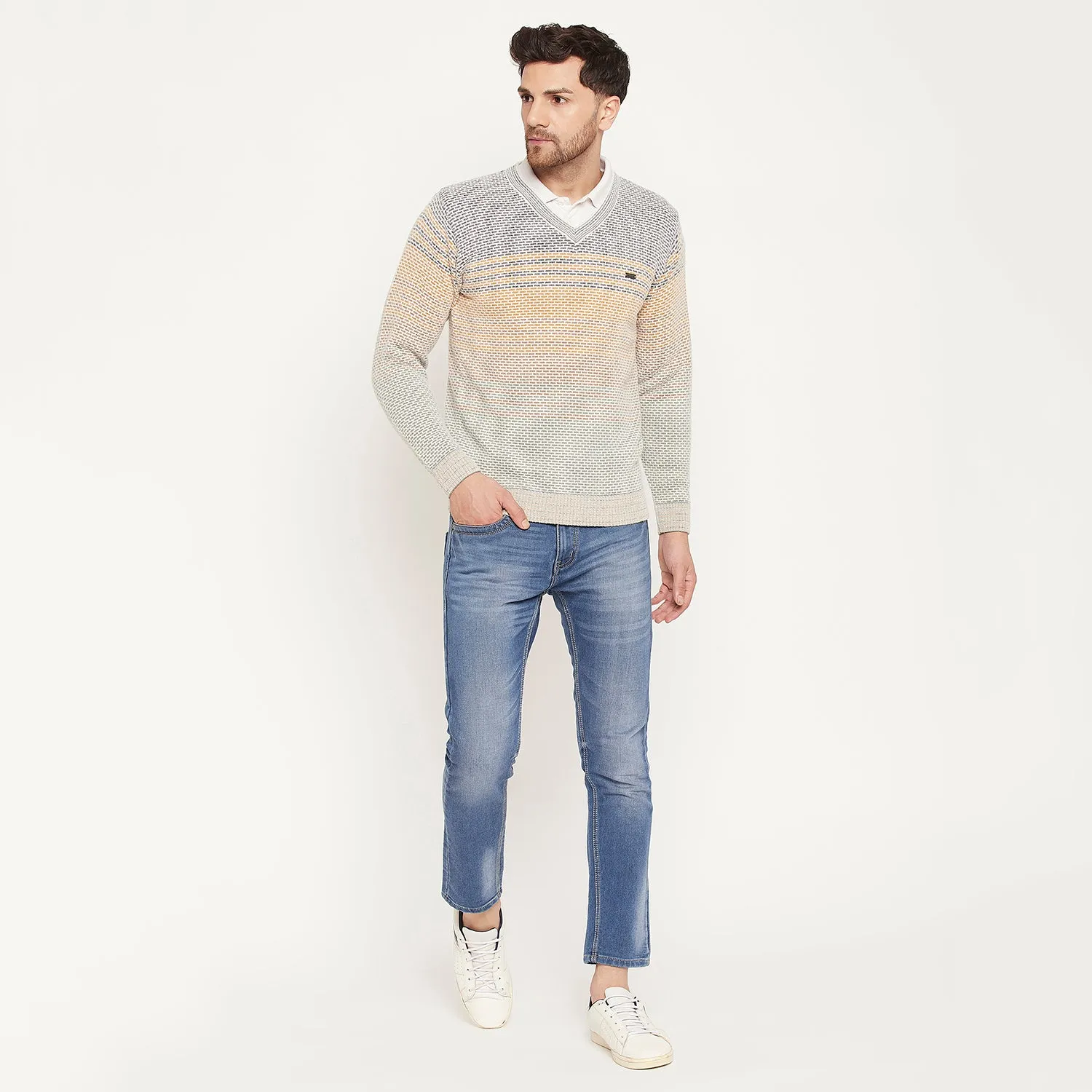 Duke Stardust Men Full Sleeve Sweater (SDS2122)
