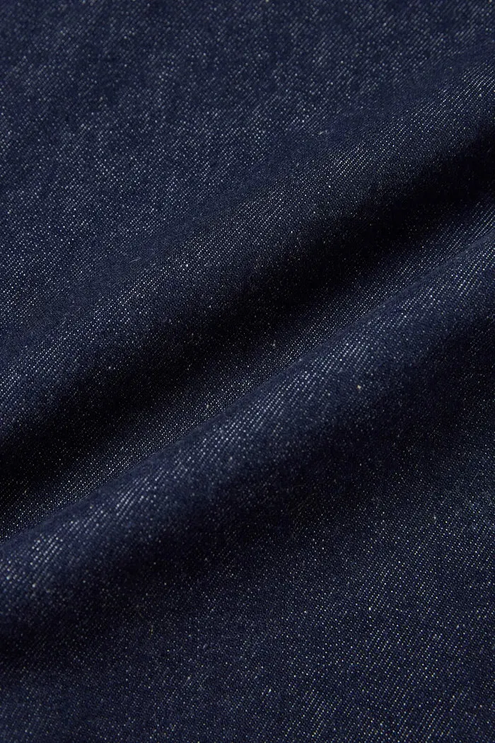 Dylan Oversized Sleeve Jacket in Raw Cotton Denim