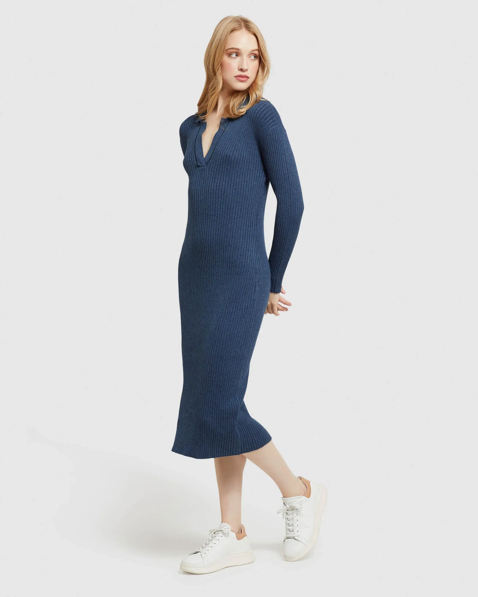 Elisa Rib Knit Dress