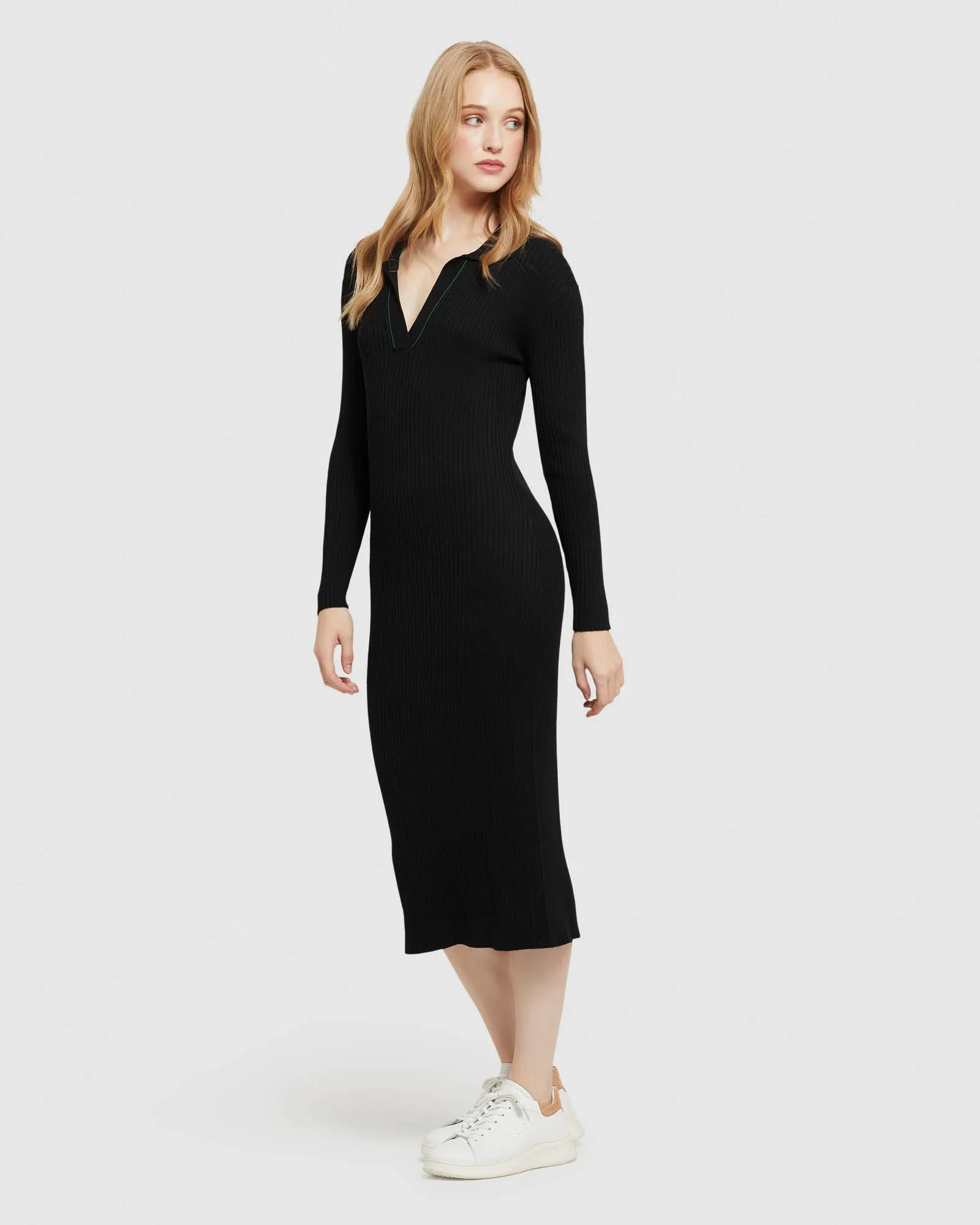 Elisa Rib Knit Dress