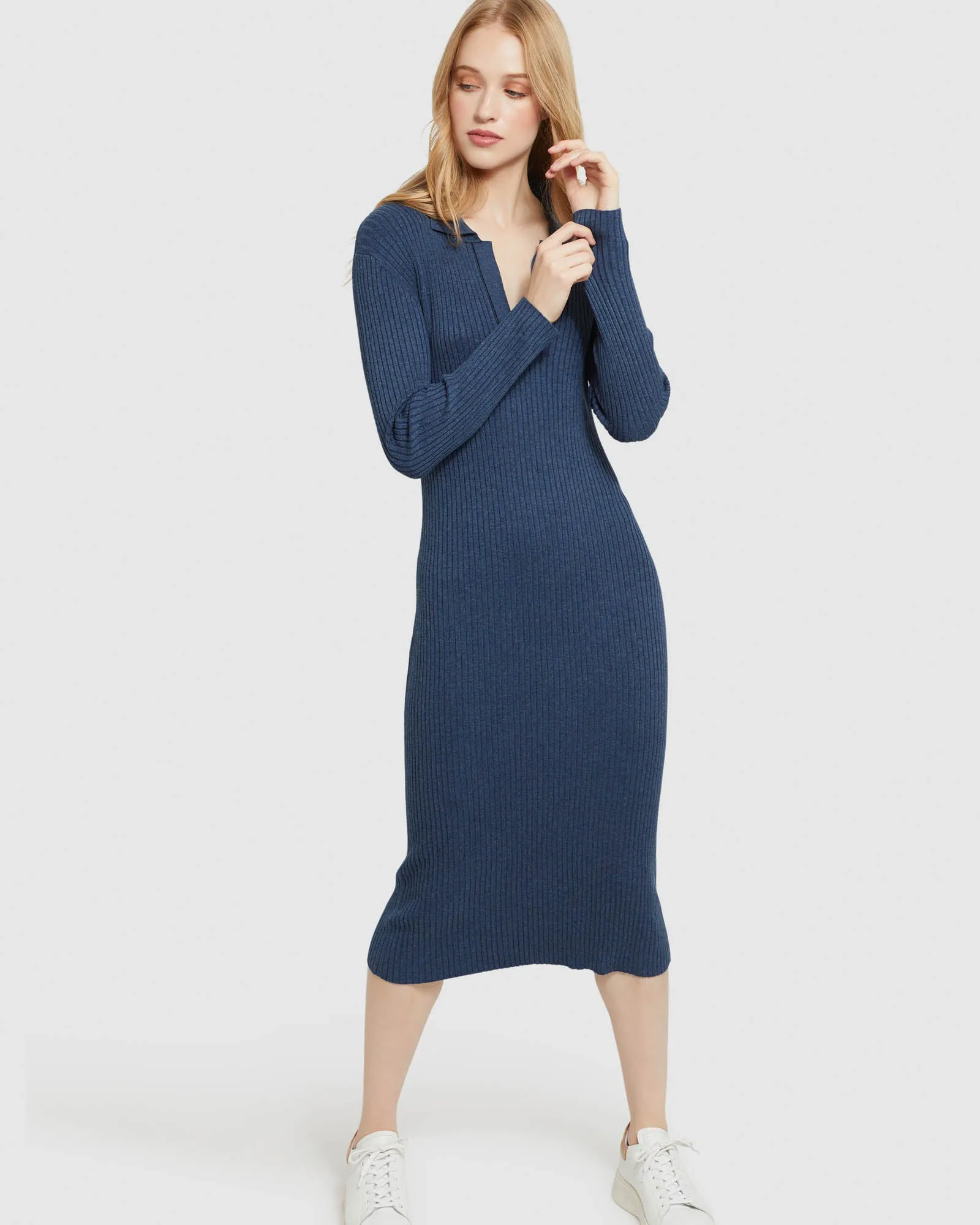 Elisa Rib Knit Dress