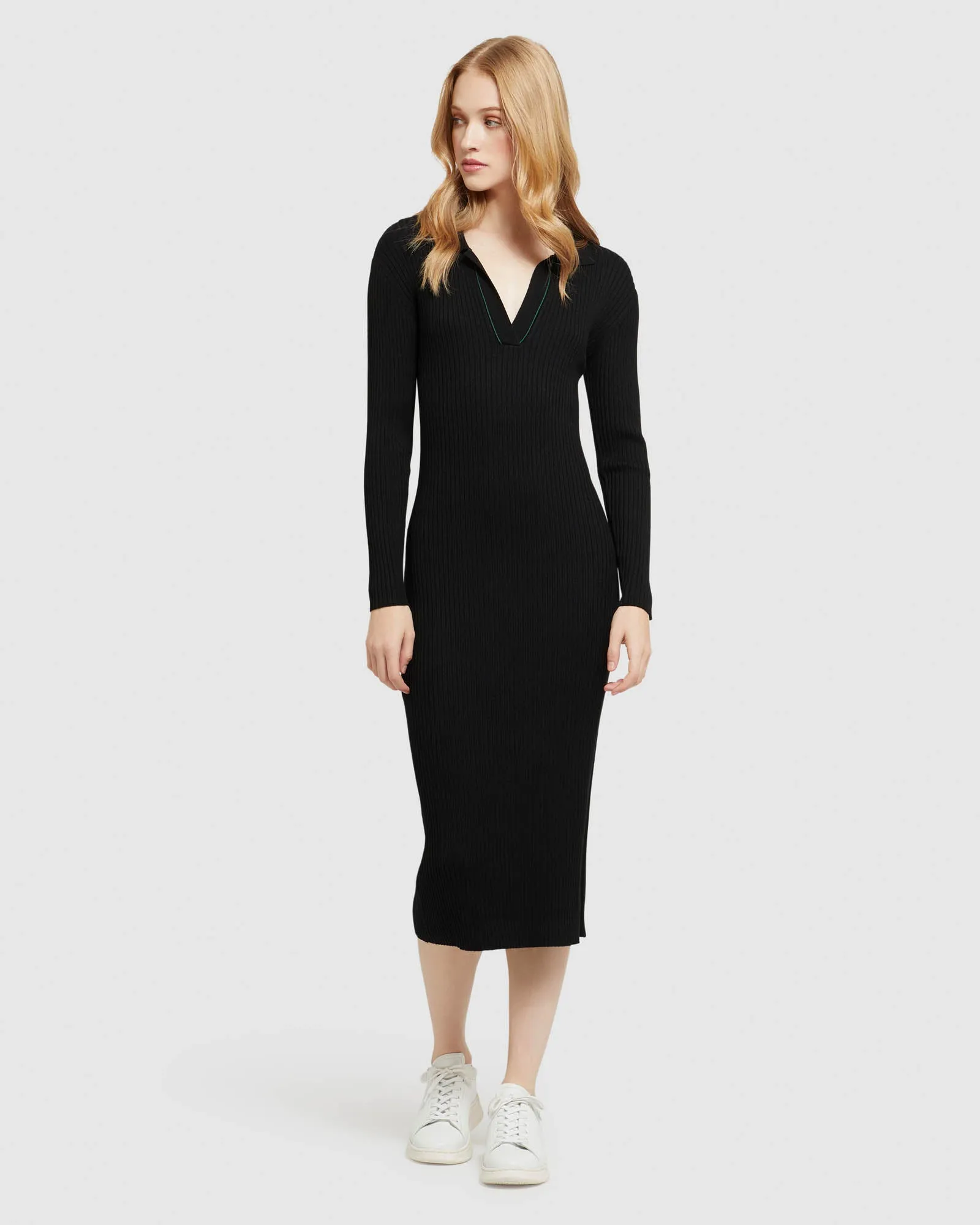Elisa Rib Knit Dress