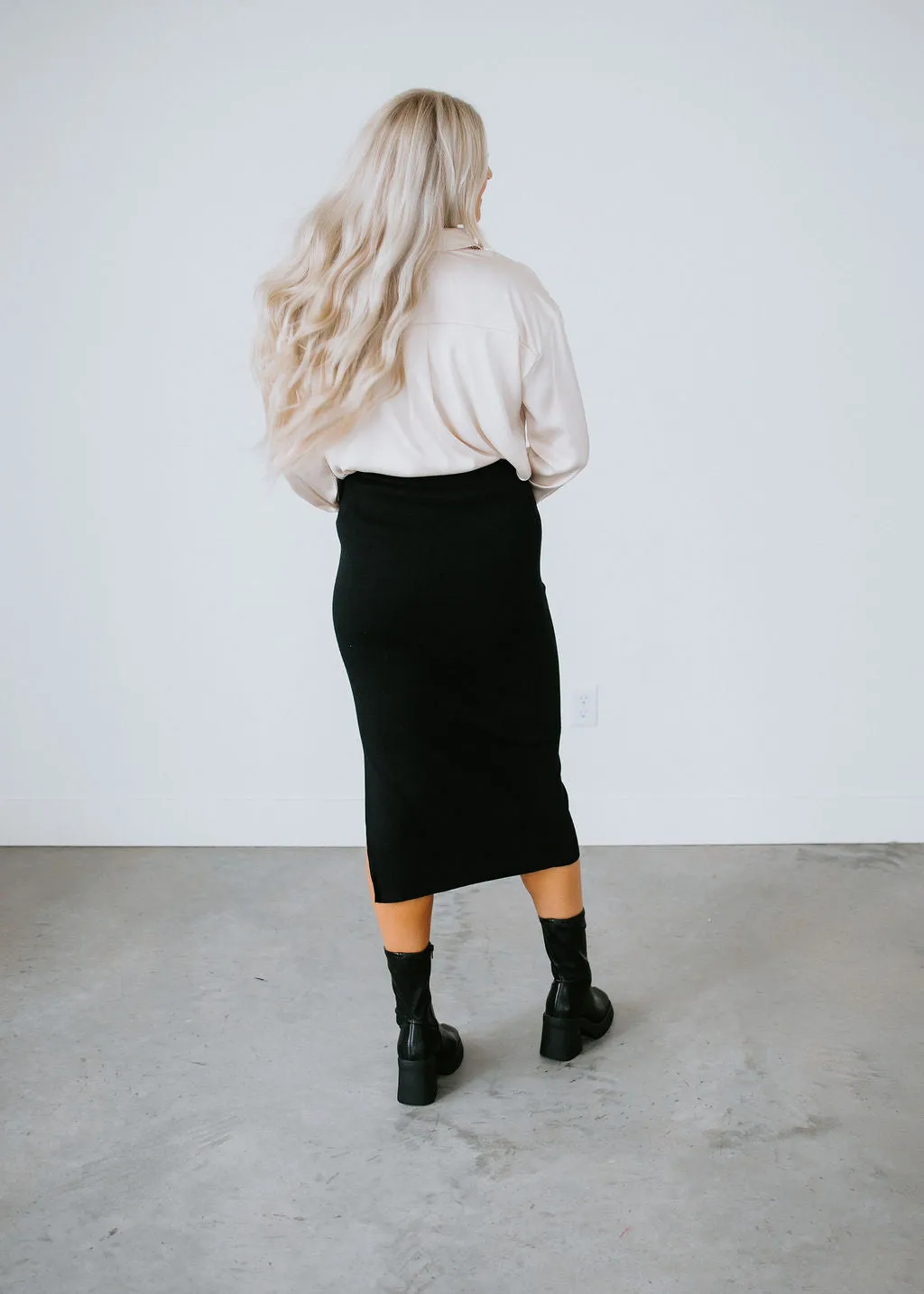 Estelle Knit Midi Skirt