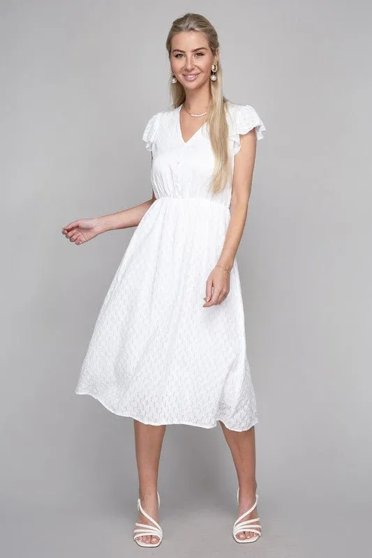Eyelet Embroidery Dress