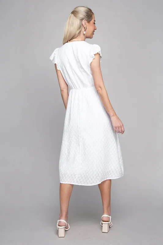 Eyelet Embroidery Dress