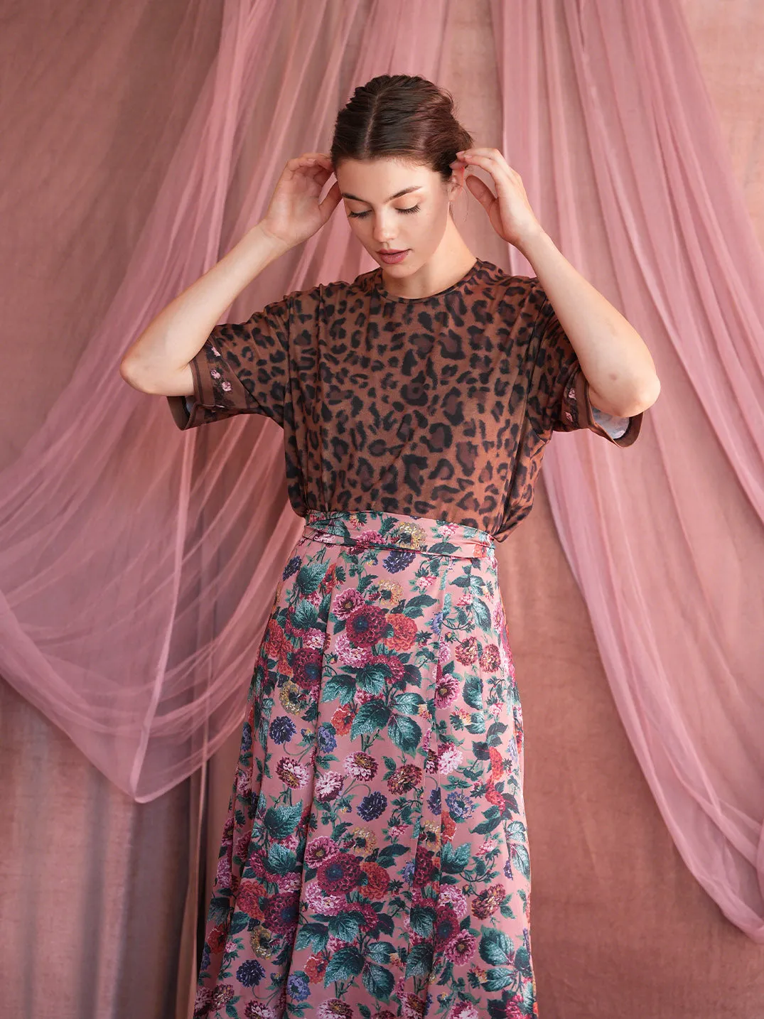 Fastol Wrap Skirt (Pink)