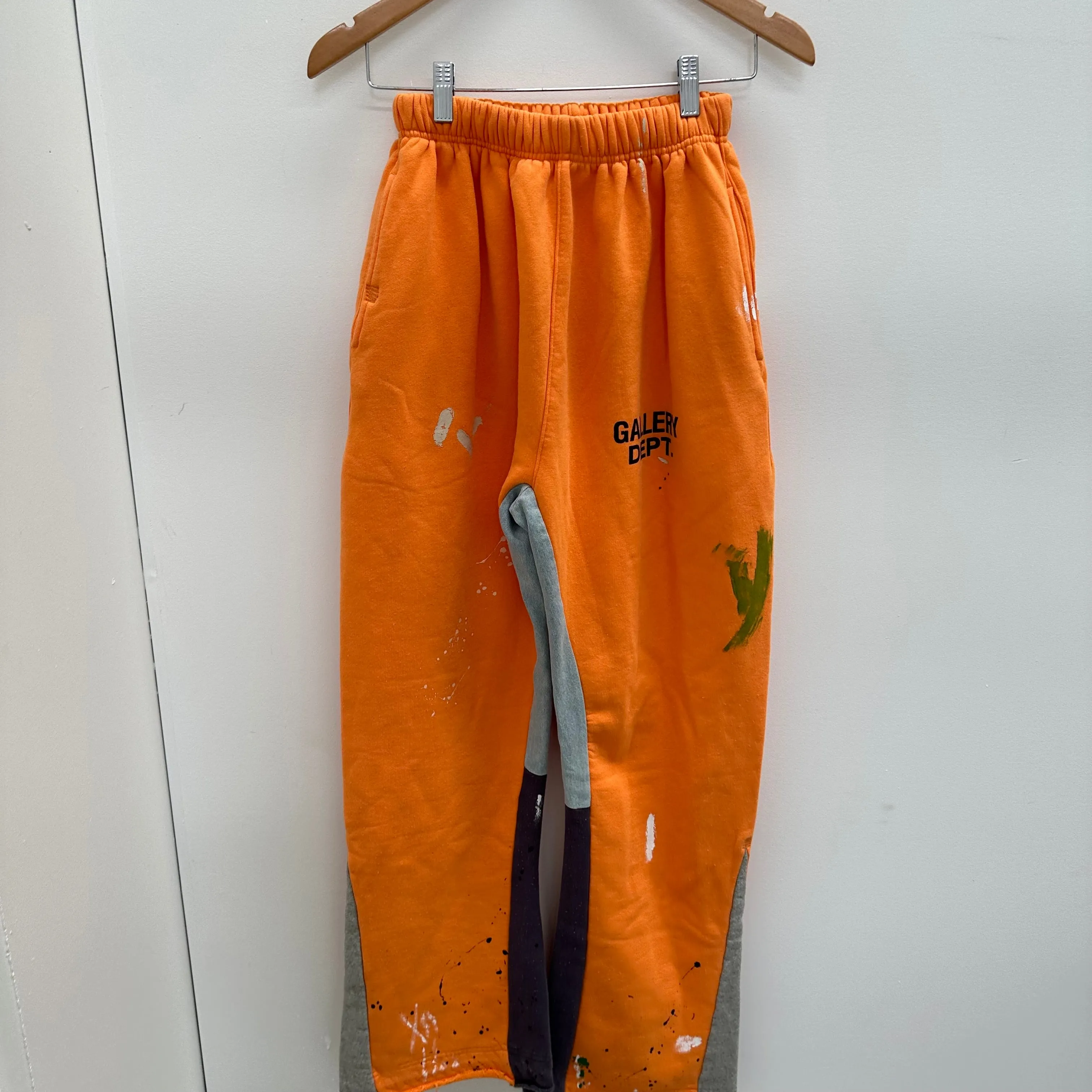 Gallery Dept. Orange Flare Sweatpants Size L
