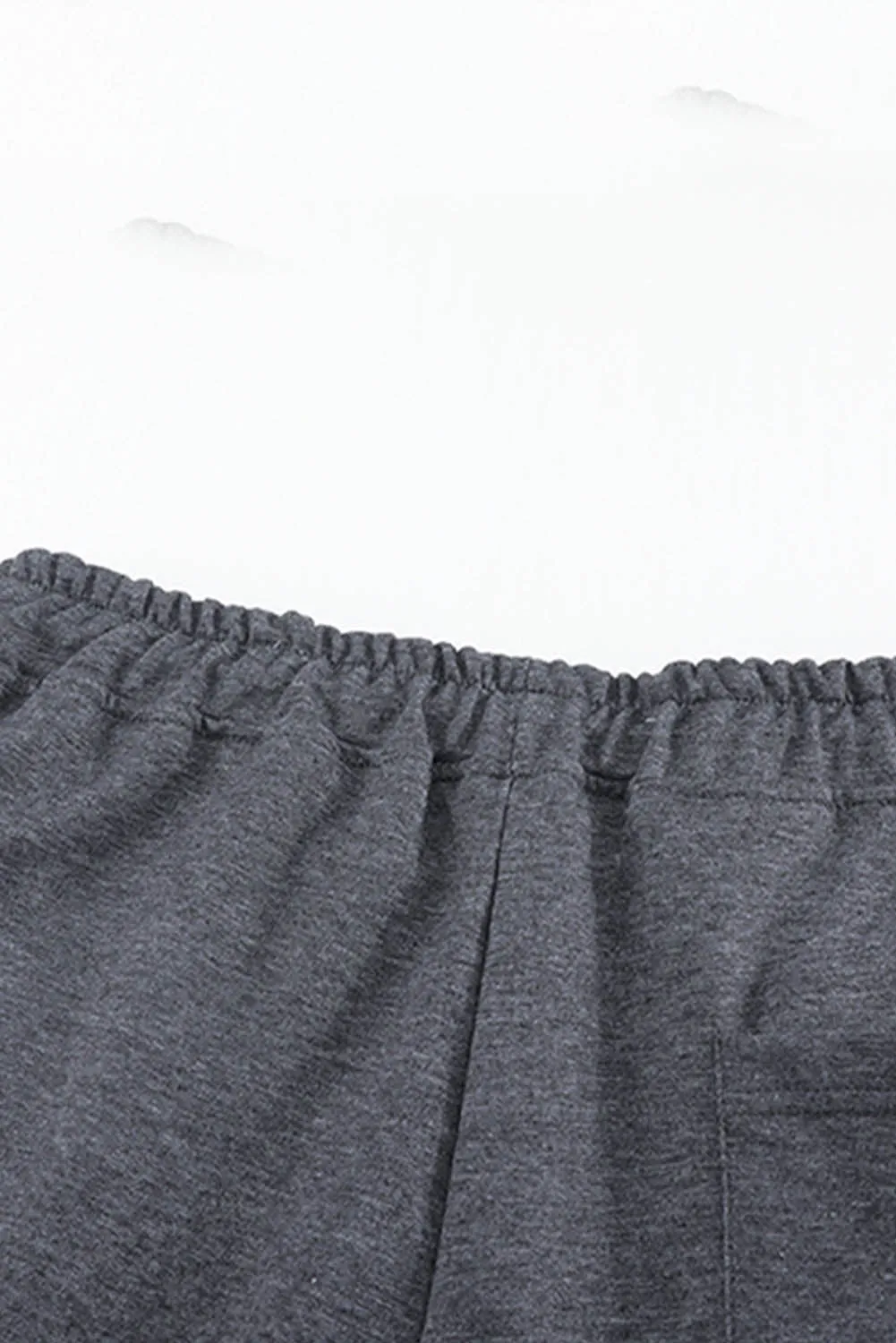 Gray Crown K Heart Graphic Men Sweatpants
