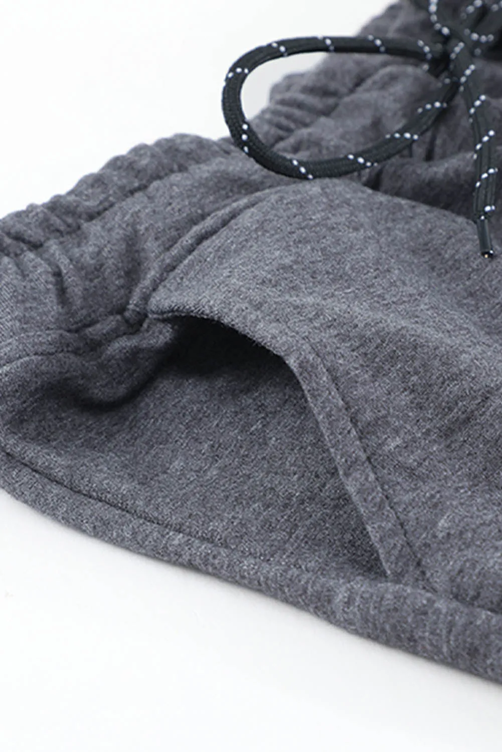 Gray Crown K Heart Graphic Men Sweatpants