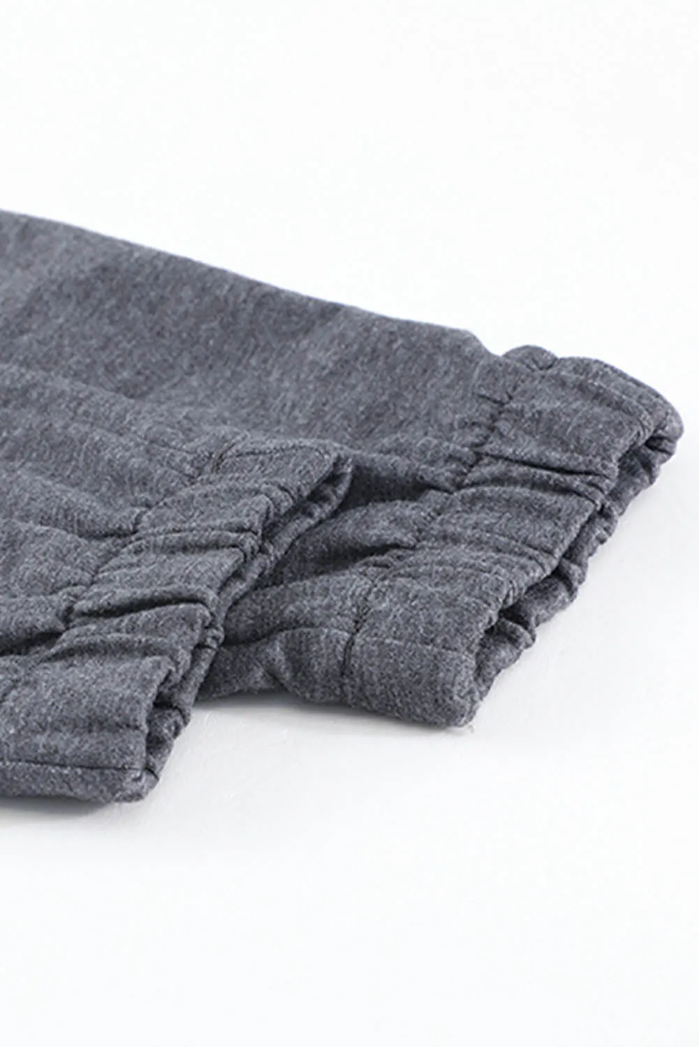 Gray Crown K Heart Graphic Men Sweatpants
